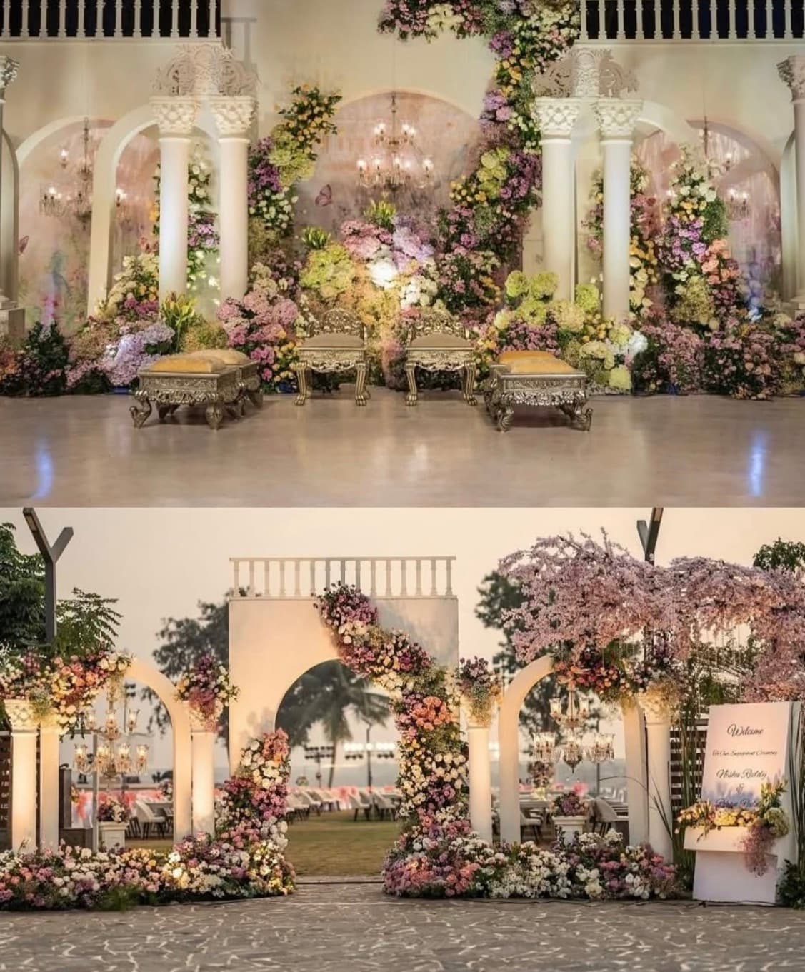 Floral Archway Decor